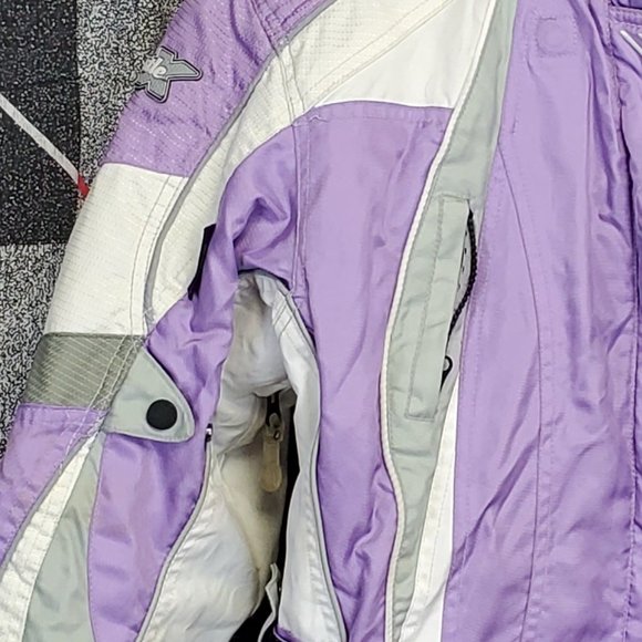 Castle X rider heavy winter coat w/multiple pockets & size L - Picture 2 of 14